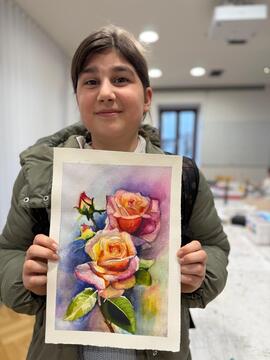 21 Učenci z izdelki